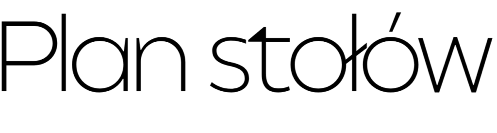 Plan stołów